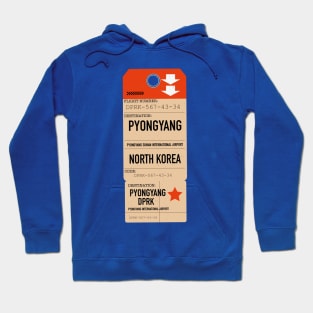 North Korea Pyongyang Travel ticket Hoodie